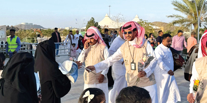 جانب من الاحتفال بالعيد