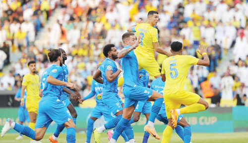  من مواجهة سابقة بين الهلال والنصر