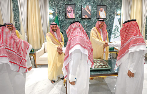  جانب من الاستقبال