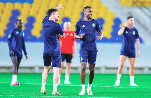  لقطة من تدريب النصر