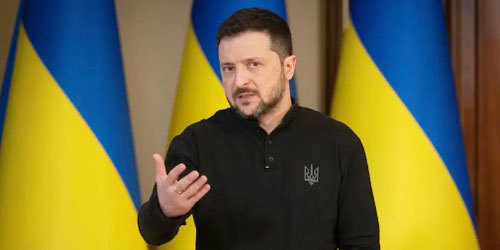 زيلينسكي يبدي استعداده للحوار مع روسيا بشأن الهدنة 