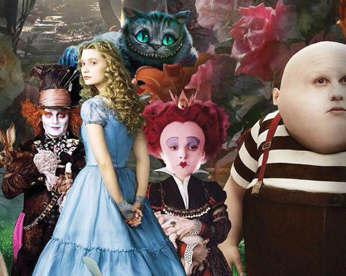  رسم تخيلي لرواية: «أليس في بلاد العجائب» صدرت عام 1865م وكتبها تشارلز لوتويدج