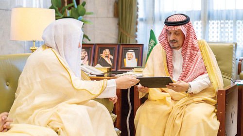  سموه خلال تدشينه الحملة