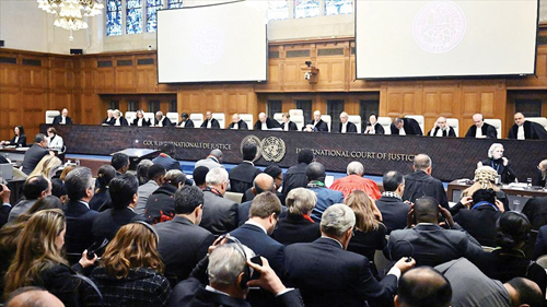 خلال إفادتها في محكمة العدل الدولية.. 