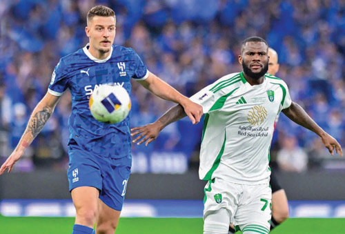 من لقاء الهلال والأهلي