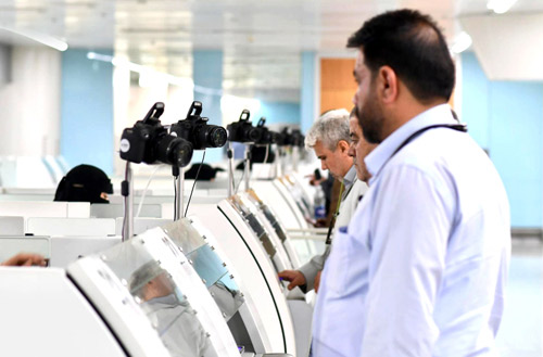 استقبال أولى رحلات ضيوف الرحمن من إيران 