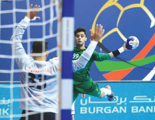 أخضر اليد يكسب تونس في كأس العرب 