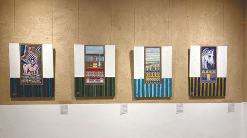 «دريشة» نافذة على الذاكرة لعائشة الحارثي في جاليري سينرجي 