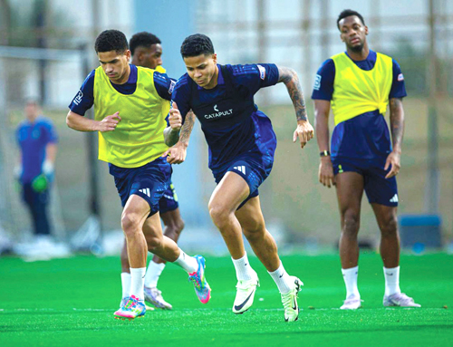  لقطة من تدريب النصر