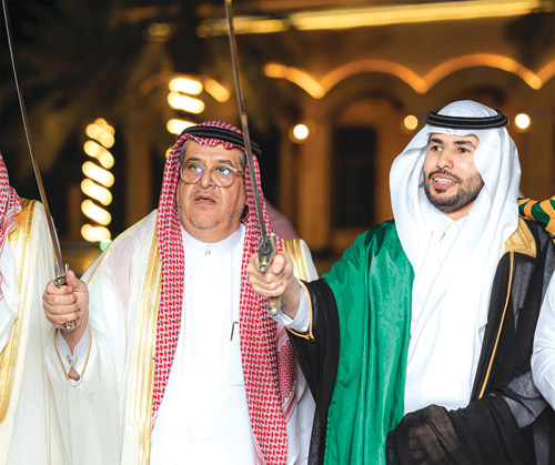  الحميد يحتفل بزواج كريمته