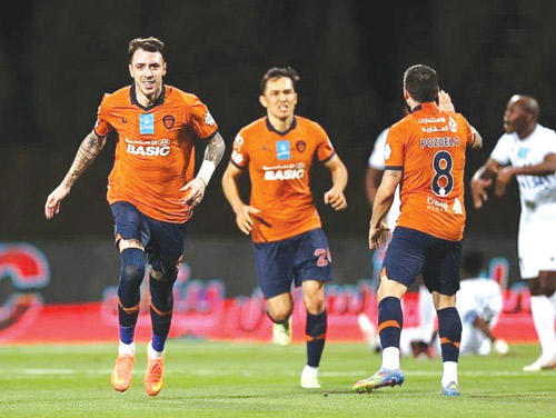 الفيحاء فاز على الأخدود وضمن البقاء