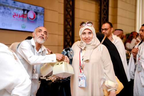  جانب من الاستقبال