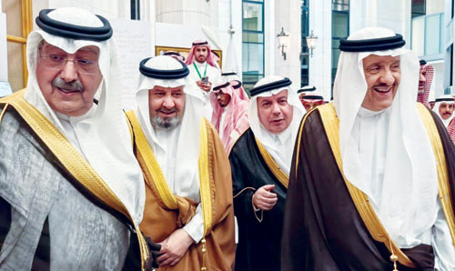  أصحاب السمو الأمراء خلال الحفل