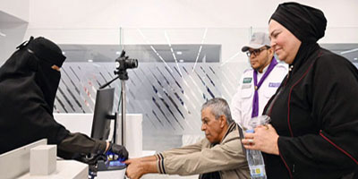 وصول طلائع ضيوف الرحمن براً بمنفذ حالة عمار 