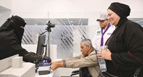  من وصول الحجاج