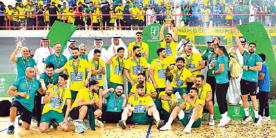 الخليج يتوَّج بكأس الاتحاد السعودي لكرة اليد 