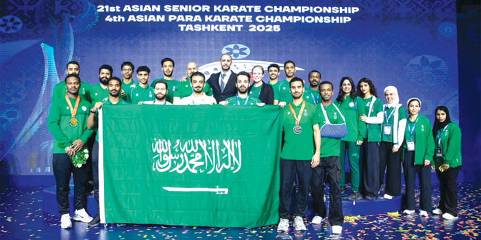 أخضر الكاراتيه والباراكاراتيه يحصد 10 ميداليات آسيوية 