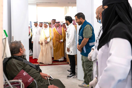 جانب من جولة سمو أمير منطقة تبوك