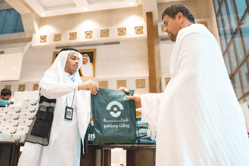 استقبال 1200 حاج روسي بالتراث السعودي 