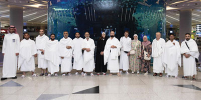 وصول الدفعة الثانية من ضيوف برنامج خادم الحرمين من ذوي الشهداء والأسرى والجرحى الفلسطينيين من غزة 