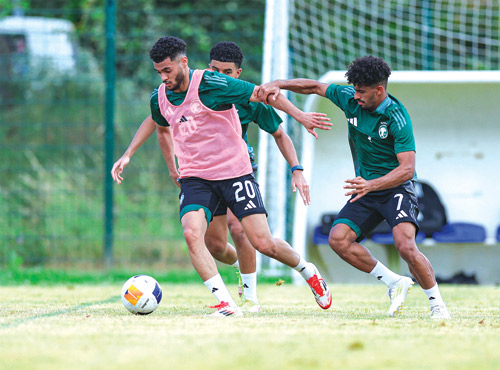 أخضر  23 يرفع استعداداته لبطولة تولون 