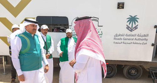  جانب من جولة وزير النقل