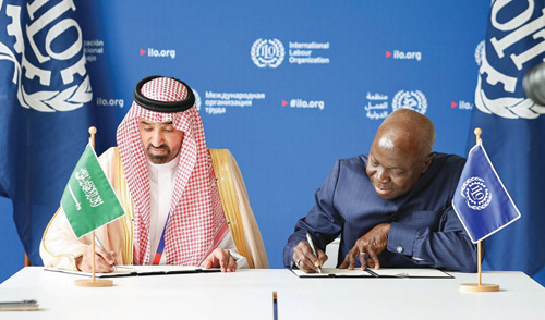 م. الراجحي وقع اتفاقية تجديد التعاون مع منظمة العمل الدولية 