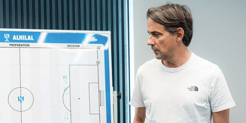  جانب من المهمة الأولى لإنزاغي