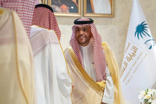 النيابة العامة تقيم حفل معايدة 