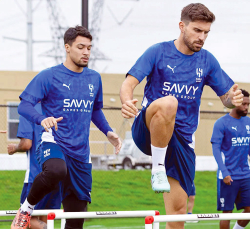 إنزاغي اطمأن على جاهزية اللاعبين.. ضوء أخضر لمصعب.. والعودة لواشنطن غداً.. 