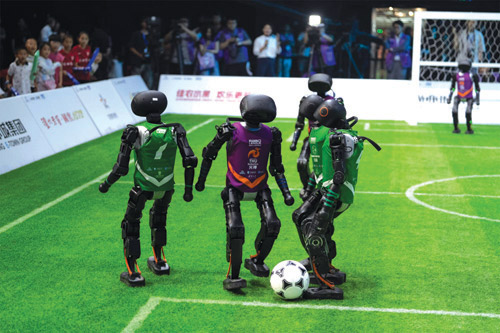 «فريقُ روبوتي» يحقق بطولةً لكرة القدم 
