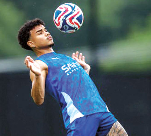 من المران الهلالي صباح أمس في ناشفيل