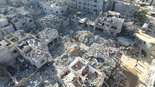 استشهاد 30 فلسطينيًا في قصف الاحتلال الإسرائيلي على قطاع غزة 