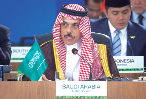 وزير الخارجية خلال مشاركته في إحدى جلسات قمة بريكس 2025