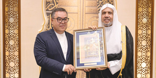 د. العيسى يستقبل رئيس مركز الحضارة الإسلامية بمجلس وزراء أوزبكستان 