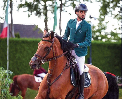 الفارس «المبطي» ثانياً في بطولة هولندا 