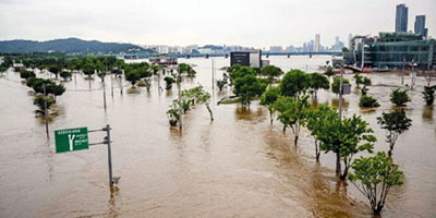 أمطار غزيرة في كوريا الجنوبية لليوم الرابع.. تسببت في وقوع قتلى وجرحى 