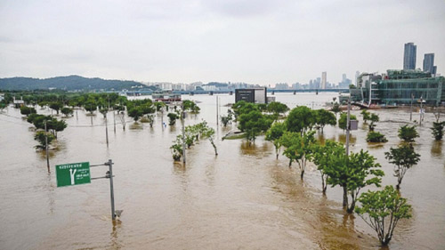 أمطار غزيرة في كوريا الجنوبية لليوم الرابع.. تسببت في وقوع قتلى وجرحى 