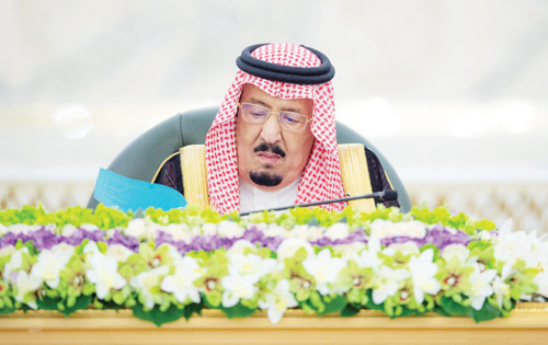 أكد خلال جلسة برئاسة خادم الحرمين على المواقف الثابتة للمملكة في دعم ومساندة سوريا 