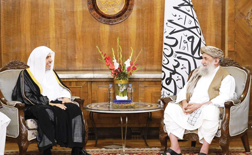 رئيس وزراء أفغانستان يستقبل الأمين العام لرابطة العالم الإسلامي 