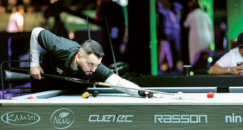 ختام دور الـ«32» من بطولة العالم للبلياردو بجدة 