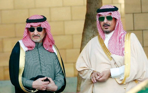  الأميران الوليد بن طلال ونواف بن سعد