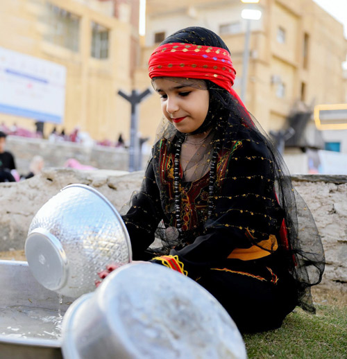 «أعمال الأمهات قديمًا» بمهرجان الأطاولة 