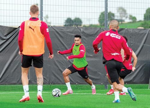 انزاغي يواصل تركيزه على النواحي البدنية واللياقية في معسكر الهلال في ألمانيا 