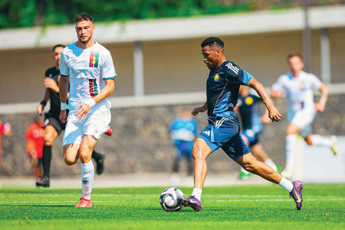 لقطة من مناورة النصر