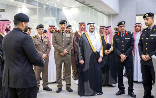  جانب من زيارة سموه التفقدية أمس