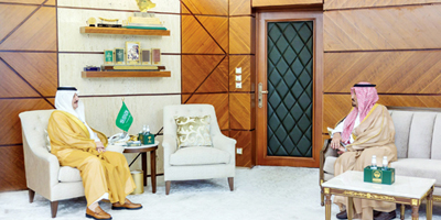 أمير المنطقة الشرقية يستقبل أمير الفوج التاسع بالقطاع الشرقي 