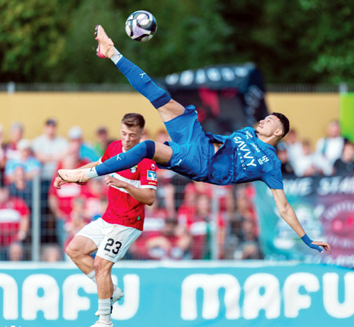 جانب من المباراة