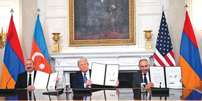 أرمينيا وأذربيجان توقعان اتفاق سلام تاريخيًا في واشنطن 