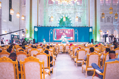 وزير الشؤون الإسلامية خلال افتتاحه التصفيات النهائية لمسابقة الملك عبدالعزيز الدولية لحفظ القرآن الكريم: 